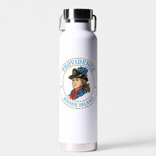 Botella De Agua Colonial de la isla Rhode Providence