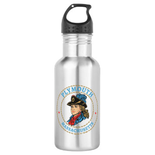 Botella De Agua Colonial de Plymouth Massachusetts