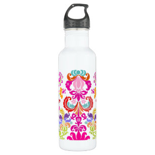 Botella De Agua Color diy de PixDezines/damasco de Isabel