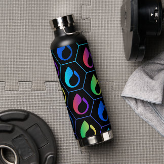Botella De Agua Color Drops Water Bottle
