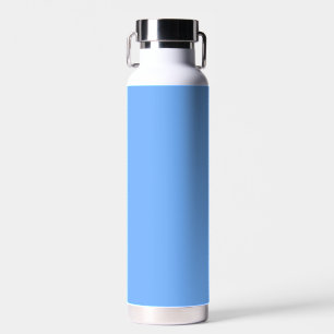 Botella De Agua Color sólido azul aero