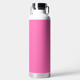 Botella De Agua Color sólido rosa caliente