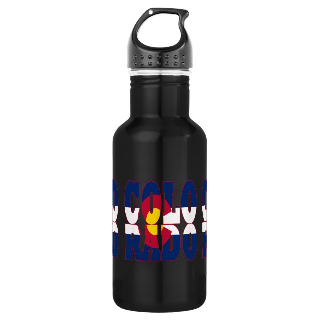 Botella De Agua Colorado (Anverso)