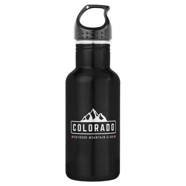 Botella De Agua Colorado al aire libre  (Anverso)