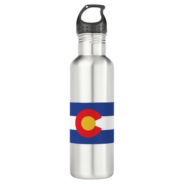BOTELLA DE AGUA COLORADO-FLAG (Anverso)