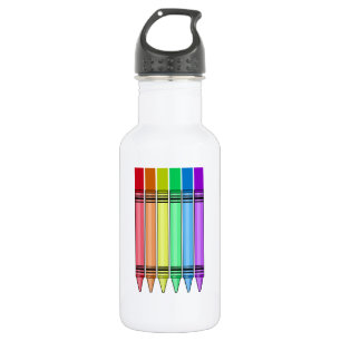 Botella De Agua Colores arcoiris