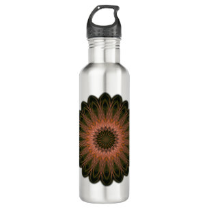 Botella De Agua Colores de la naturaleza de la forma del cordón de