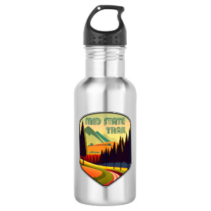 Botella De Agua Colores de la senda del estado medio de Pennsylvan