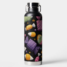 BOTELLA DE AGUA COLORFUL HALLOWEEN SWEETS AND CANDY