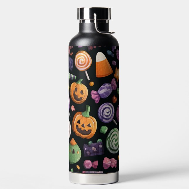 BOTELLA DE AGUA COLORFUL HALLOWEEN SWEETS AND CANDY (Izquierda)