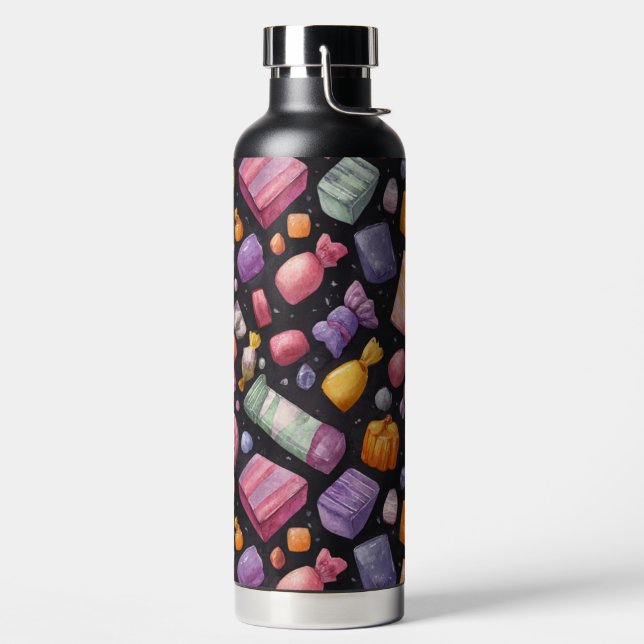 BOTELLA DE AGUA COLORFUL HALLOWEEN SWEETS AND CANDY (Izquierda)