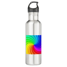 Botella De Agua Colorfulm Pinwheel 