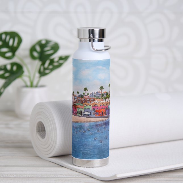 Botella De Agua Colorida Capitola  (Yoga)