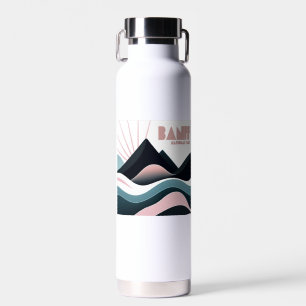 Botella De Agua Coloridas colinas del Parque Nacional Banff