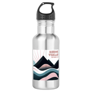Botella De Agua Coloridas colinas del Parque Provincial Bluerock W