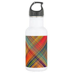 Botella De Agua Colorido Kriss Kross Pattern Plasté