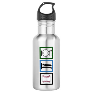 Botella De Agua Coma el béisbol del sueño