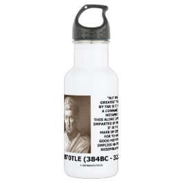 Botella De Agua Comando de Aristóteles de la marca de la metáfora