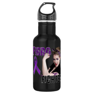 BOTELLA DE AGUA ¡COMBATIENTE FIBRO - BPA LIBERAN!