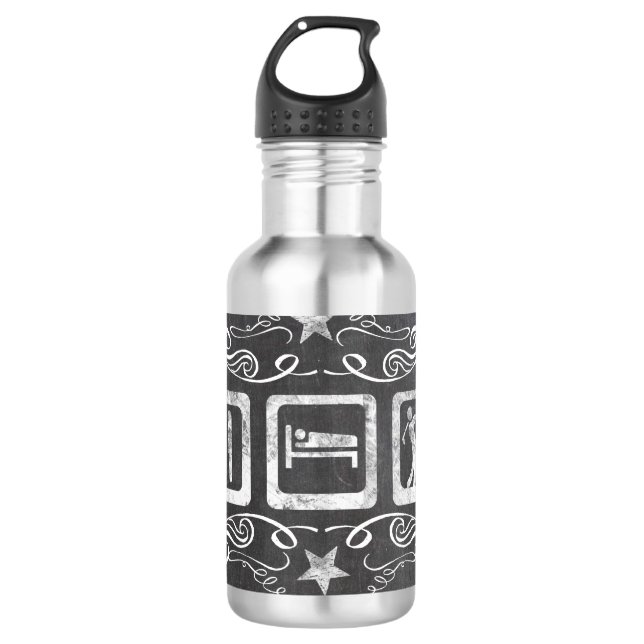 Botella De Agua Come Dormir Golf PERSONALIZADO (Anverso)