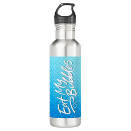 Botella De Agua "Come My Bubbles" Balanzas azules Swift Life