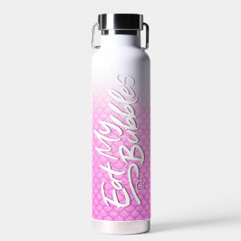 Botella De Agua "Come My Bubbles" escalas rosadas Swift Life