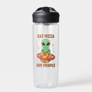 Botella De Agua Come pizza no personas