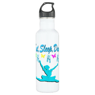 BOTELLA DE AGUA COMER, DORMIR, BAILAR DISEÑO BALLERINA