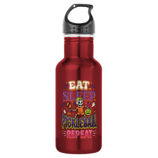 Botella De Agua Comer Dormir Pickleball Repetir Pickleball