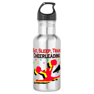 BOTELLA DE AGUA COMER, TREN DE SUEÑO LIDERADO DISEÑO ROJO