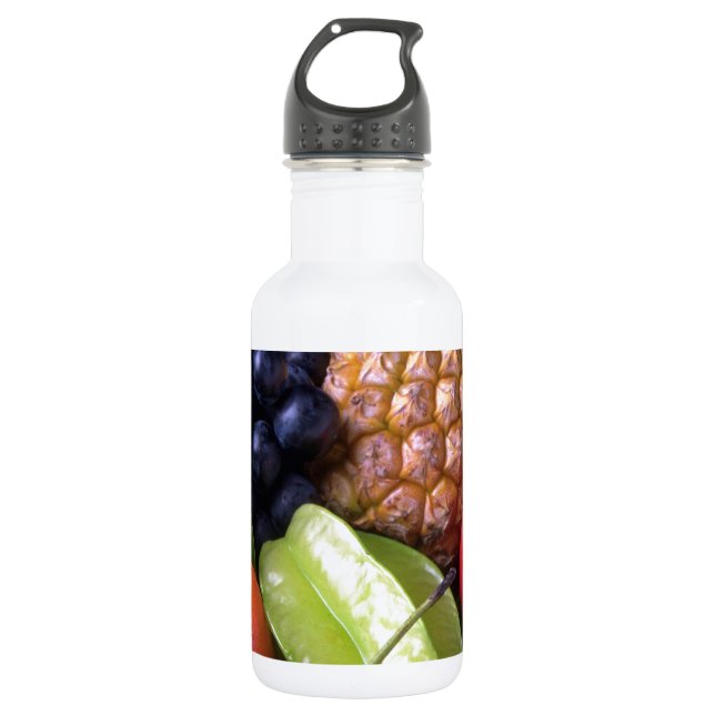 Botella De Agua Comida dulce del destino del postre del amarillo (Anverso)