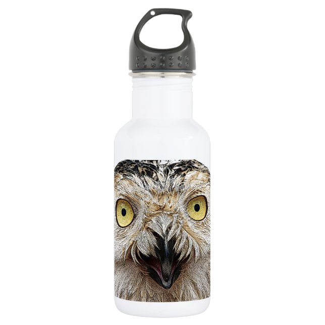 Botella De Agua ¿Cómo Estás? Owl ¿Quién Eres? (Anverso)