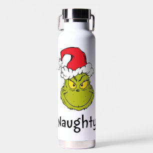 Botella De Agua Cómo Grinch Stole Navidades   Naughty Grinch
