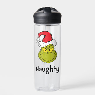 Botella De Agua Cómo Grinch Stole Navidades   Naughty Grinch