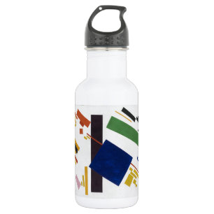 Botella De Agua Composición suprema de Kazimir Malevich 1916