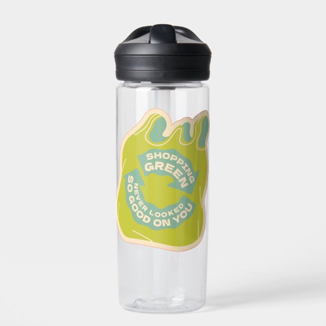 Botella De Agua Comprar Verde (Delante)