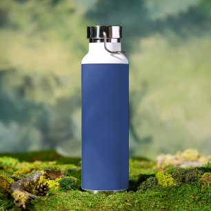 Botella de agua con aislamiento azul para personal