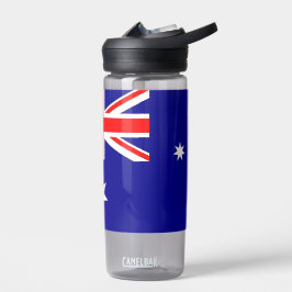 Botella de agua con bandera de Australia