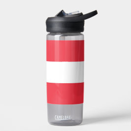 Botella de agua con bandera de Austria