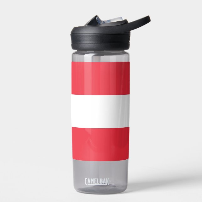 Botella de agua con bandera de Austria (Izquierdo)