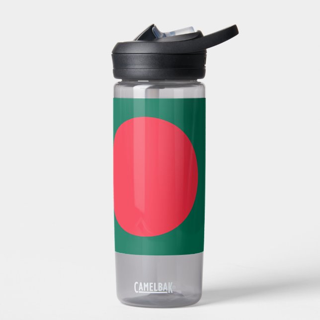 Botella de agua con bandera de Bangladesh (Izquierdo)