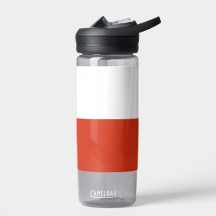 Botella de agua con bandera de Chile