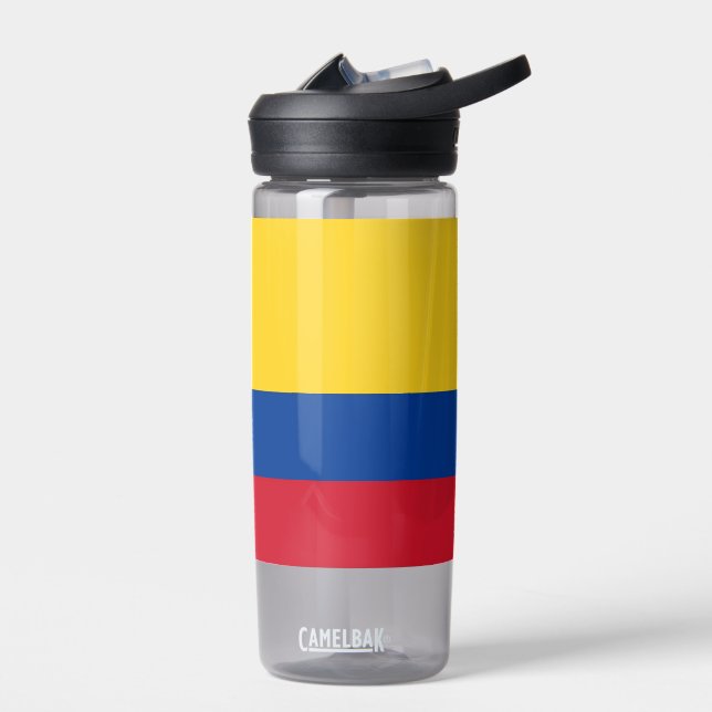 Botella de agua con bandera de Colombia (Izquierdo)