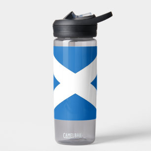 Botella de agua con bandera de Escocia, Reino Unid