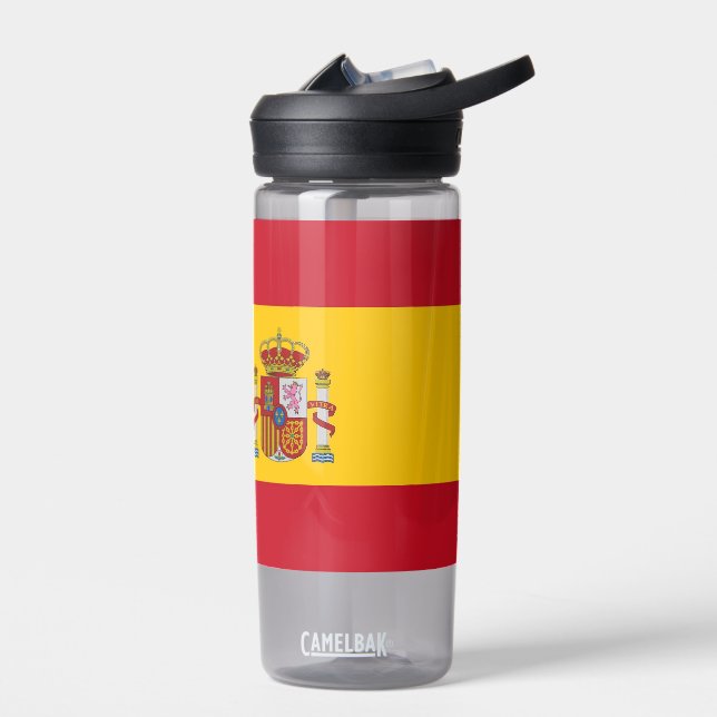 Botella de agua con bandera de España (Izquierdo)