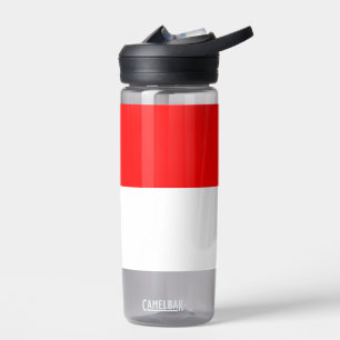 Botella de agua con bandera de Indonesia