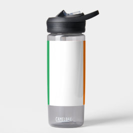 Botella de agua con bandera de Irlanda