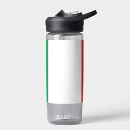 Botella de agua con bandera de Italia