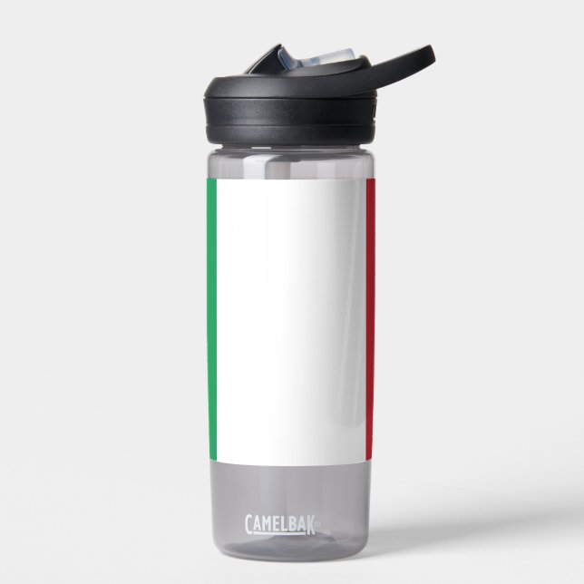 Botella de agua con bandera de Italia (Izquierdo)