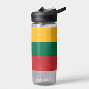 Botella de agua con bandera de Lituania